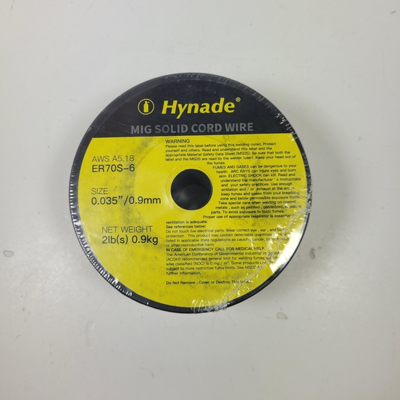 Black MIG Solid Cord Wire
